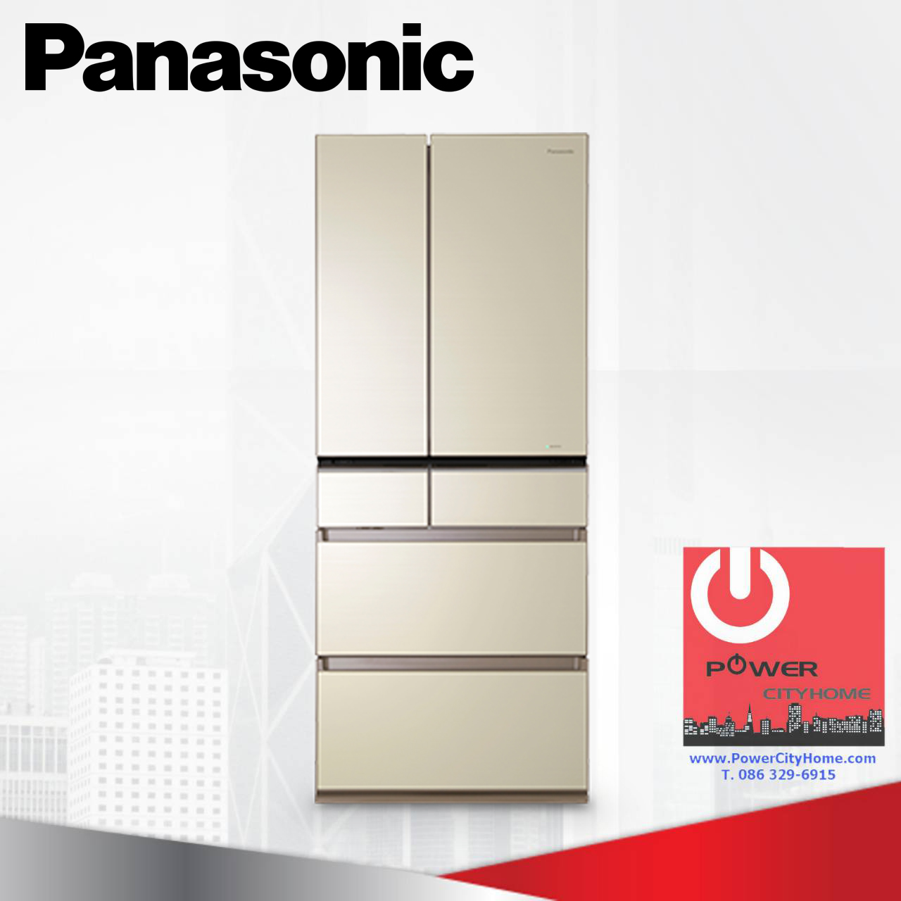 ตู้เย็น Panasonic 20.7 คิว 6 ประตู รุ่น NR-F610GT
