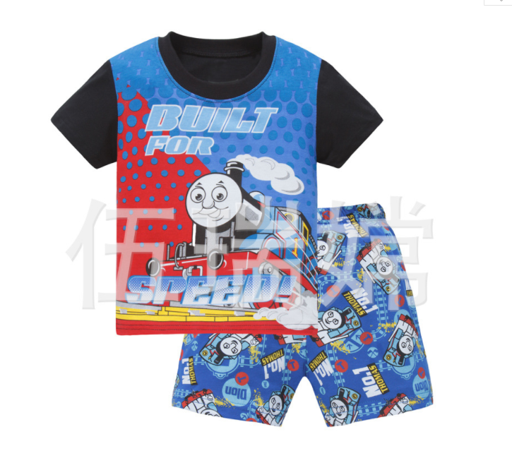 ชุดนอนเด็กเล็ก แขนสั้น ขาสั้น Size 2T,3T