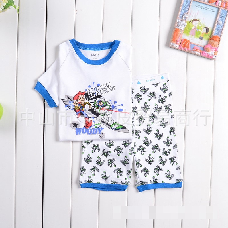 ชุดนอนเด็กเล็ก แขนสั้น ขาสั้น Size 2y,3y,4y,5y,6y,7y