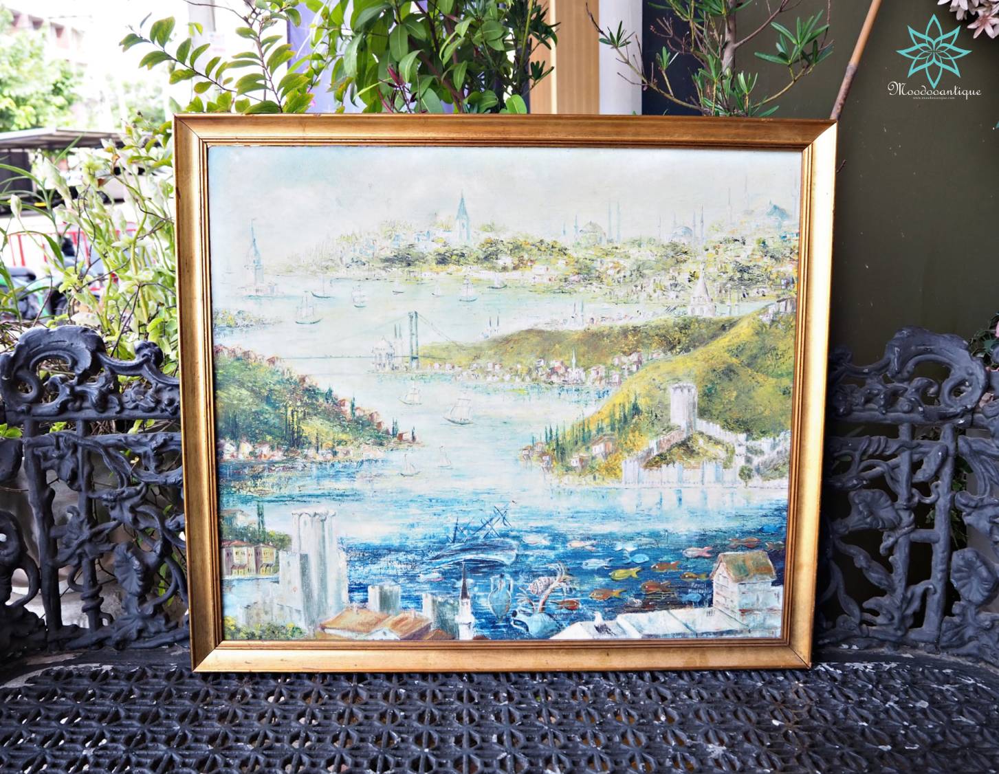 Bogaz Cyprus oil painting 1995