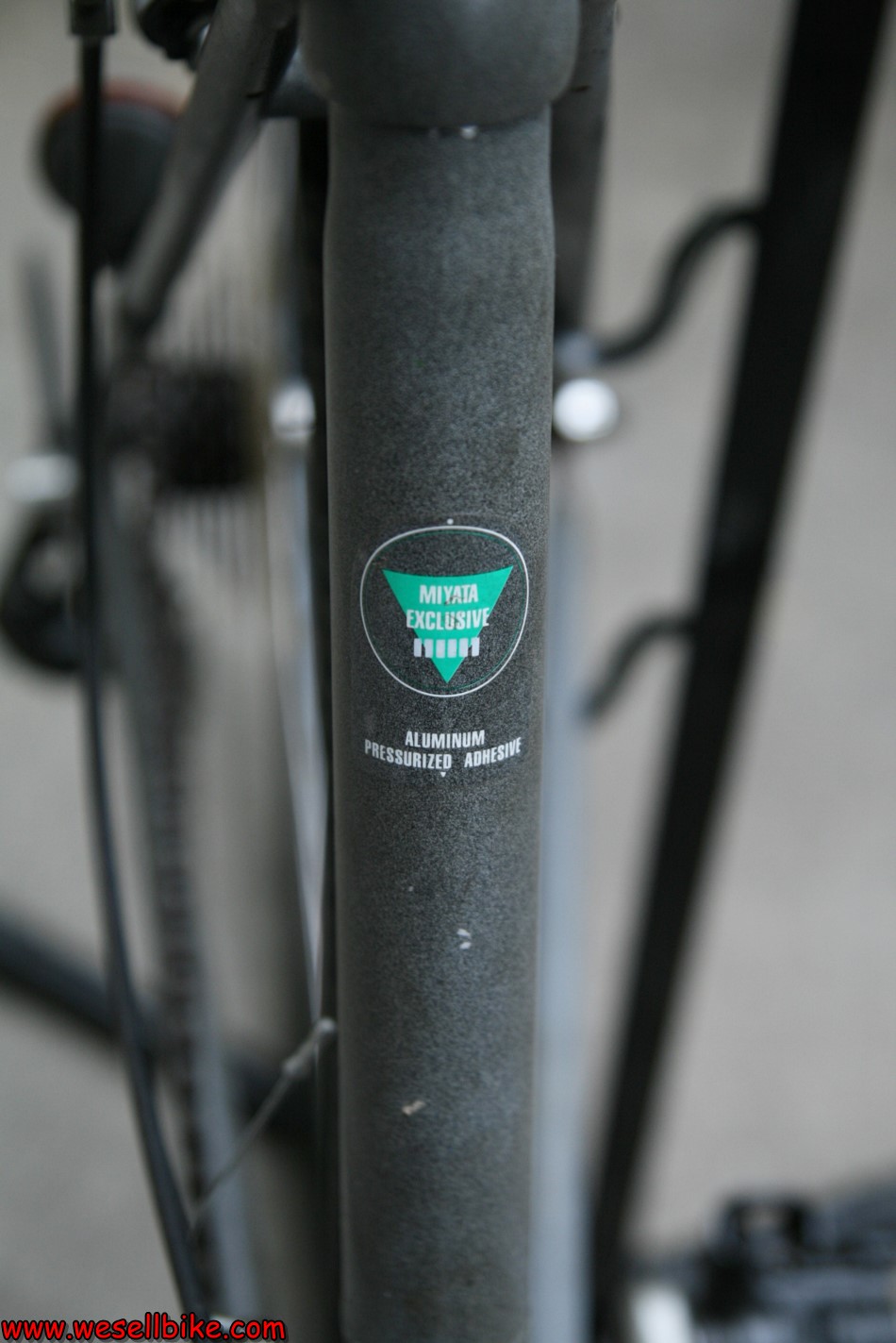 จักรยานพับ Miyata ล้อ700C สีเทาระเบิด