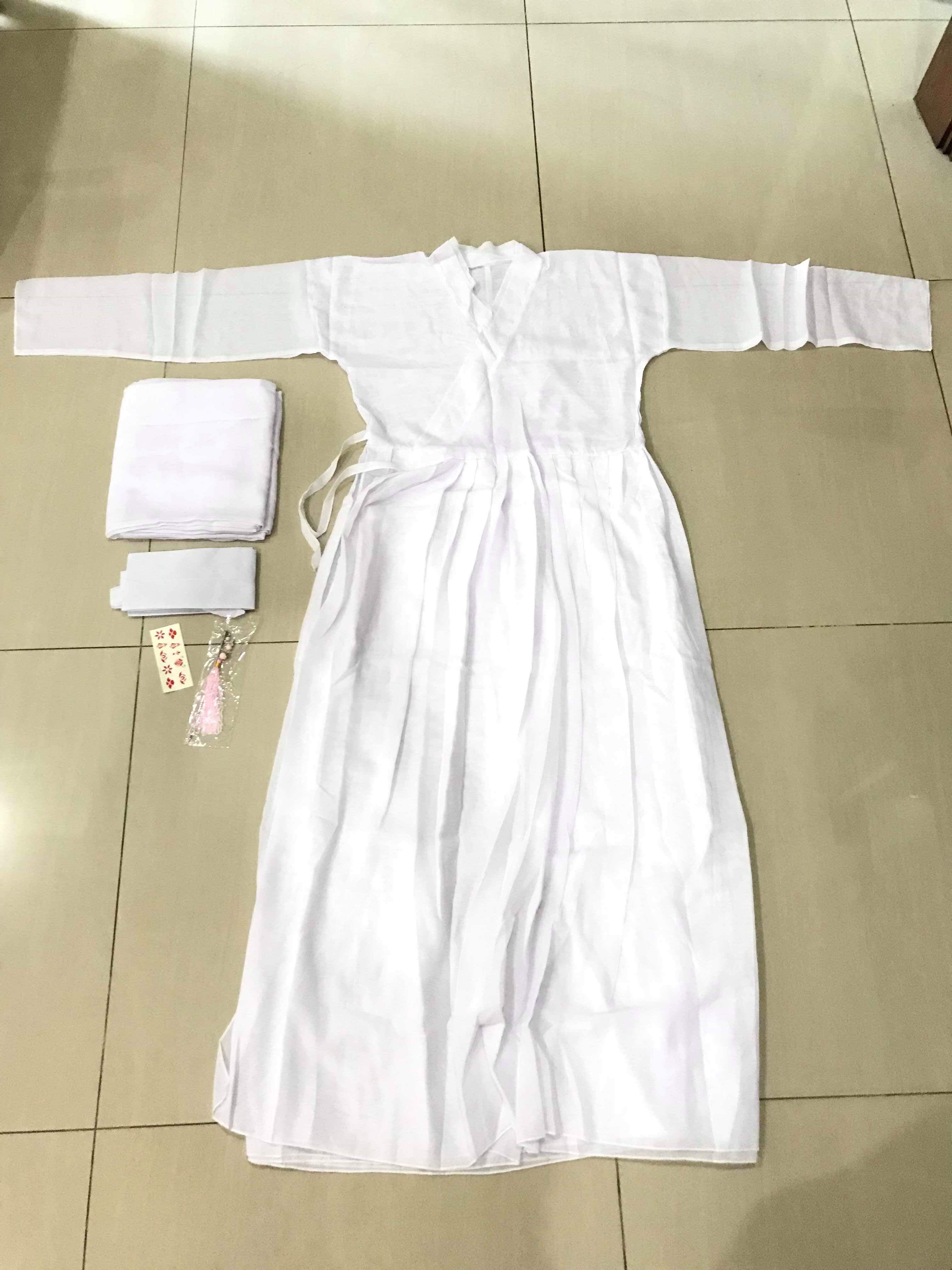 ชุดซีรี่ย์ ป่าท้อสิบหลี่ สีขาว รหัส OVR86