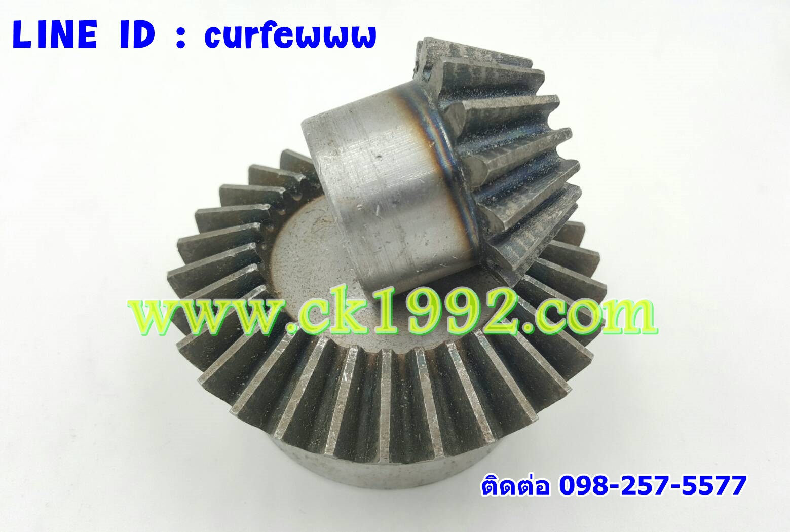 เฟืองดอกจอก เดิน1ต่อ2รอบ 90องศา ขนาด M2.5 18ฟัน,36ฟัน