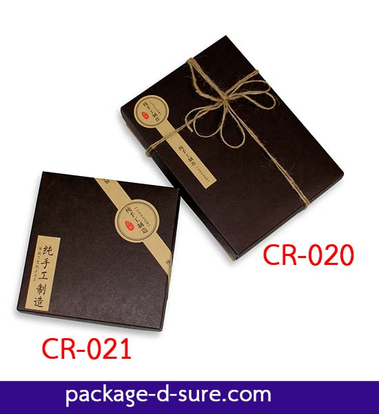 โปรโมชั่น//กล่องคราฟสี่เหลี่ยมจัตุรัส ฝาเปิดบน แยก 2 ชิ้น 13.5x13.5x5 cm