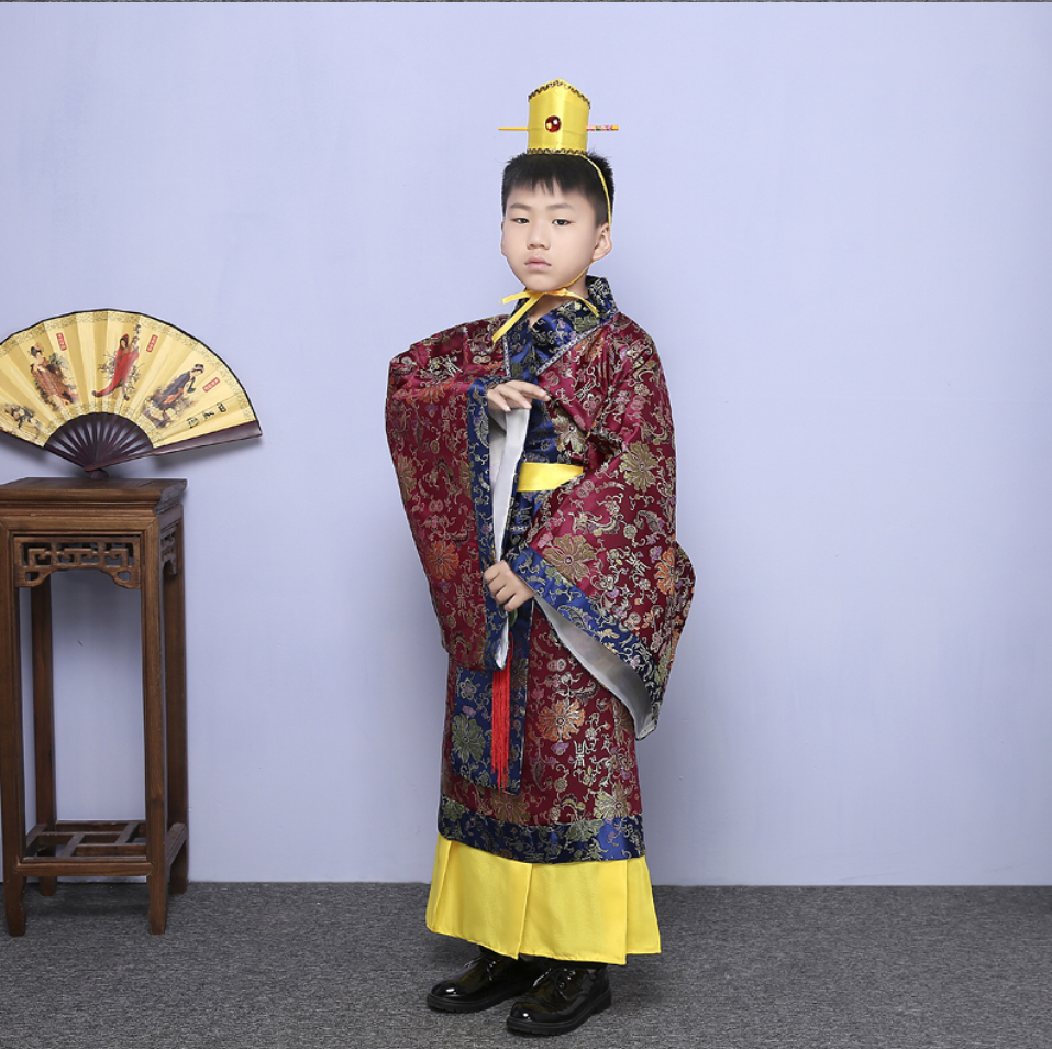 ชุดจักรพรรดิเด็ก สีแดง รหัส BB 80