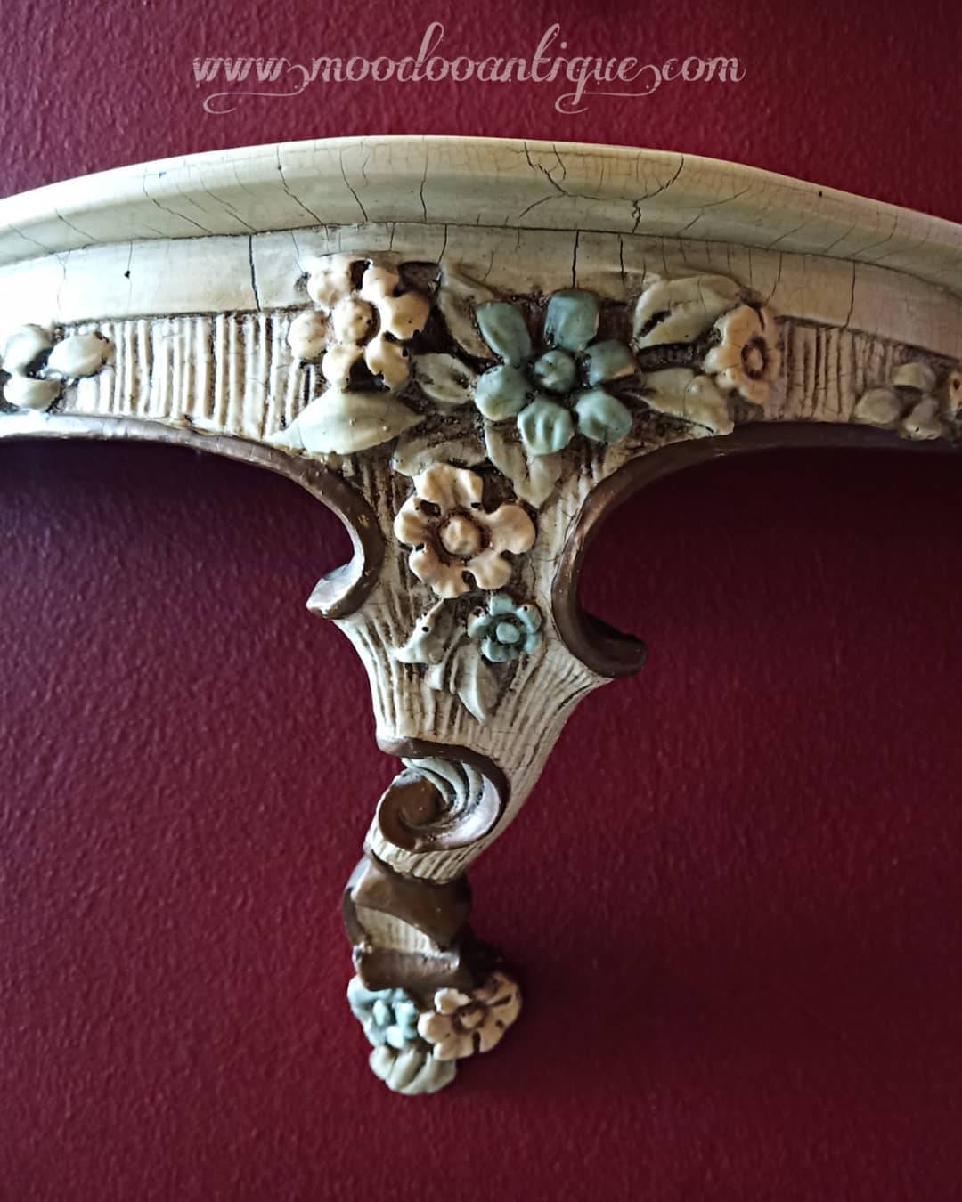 กระจก ไม้แกะสลัก พร้อมหิ้ง อิตาลี