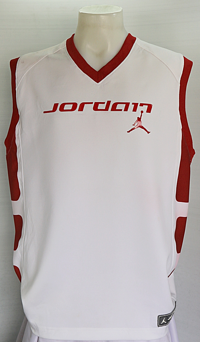 เสื้อบาส JORDAN AIR JORDAN 17 สีขาวแดง ไซส์ L