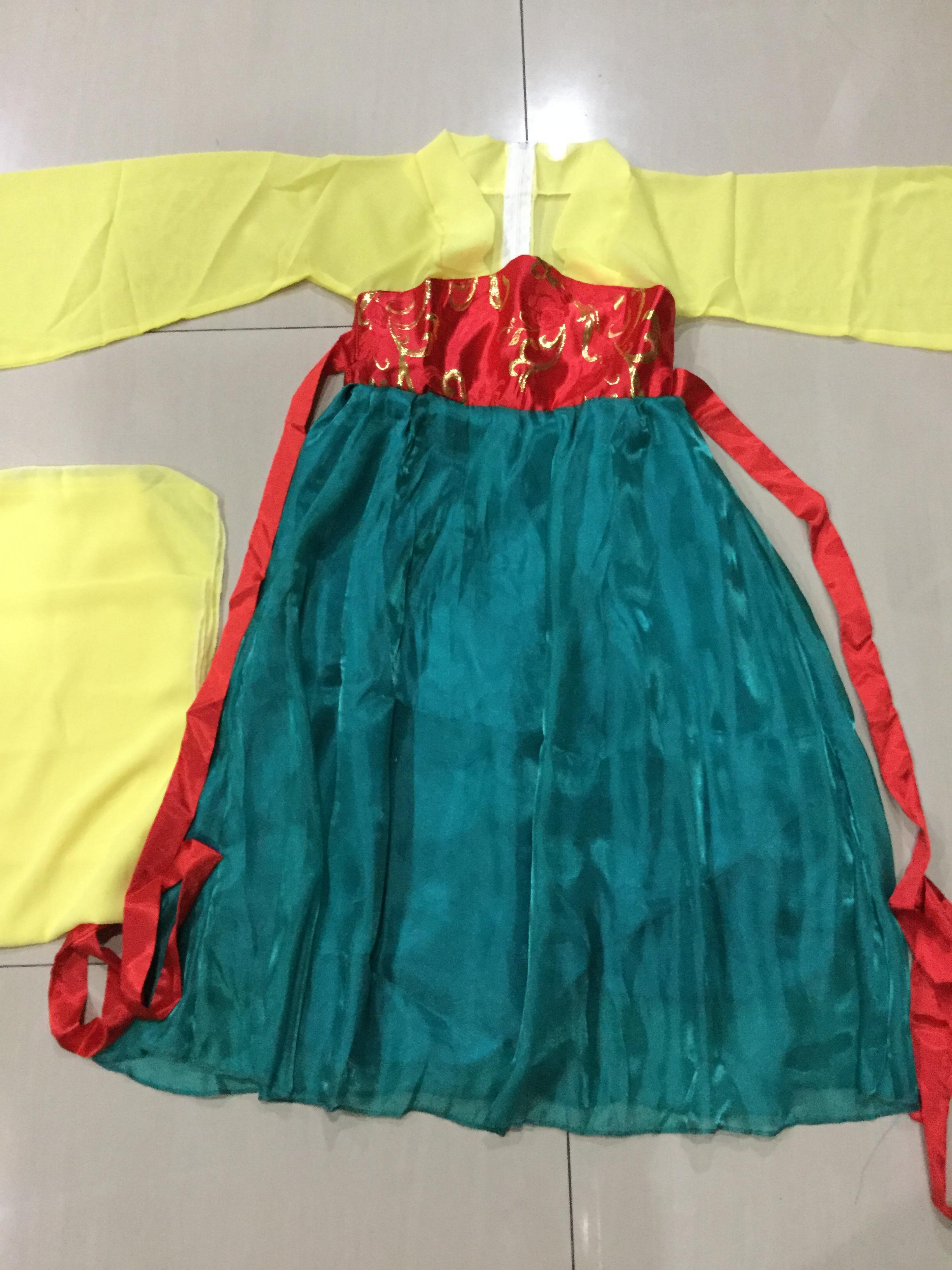 ชุดนางฟ้าเด็ก เหลือง เขียว รหัส GY 88 สินค้าพร้อมส่ง