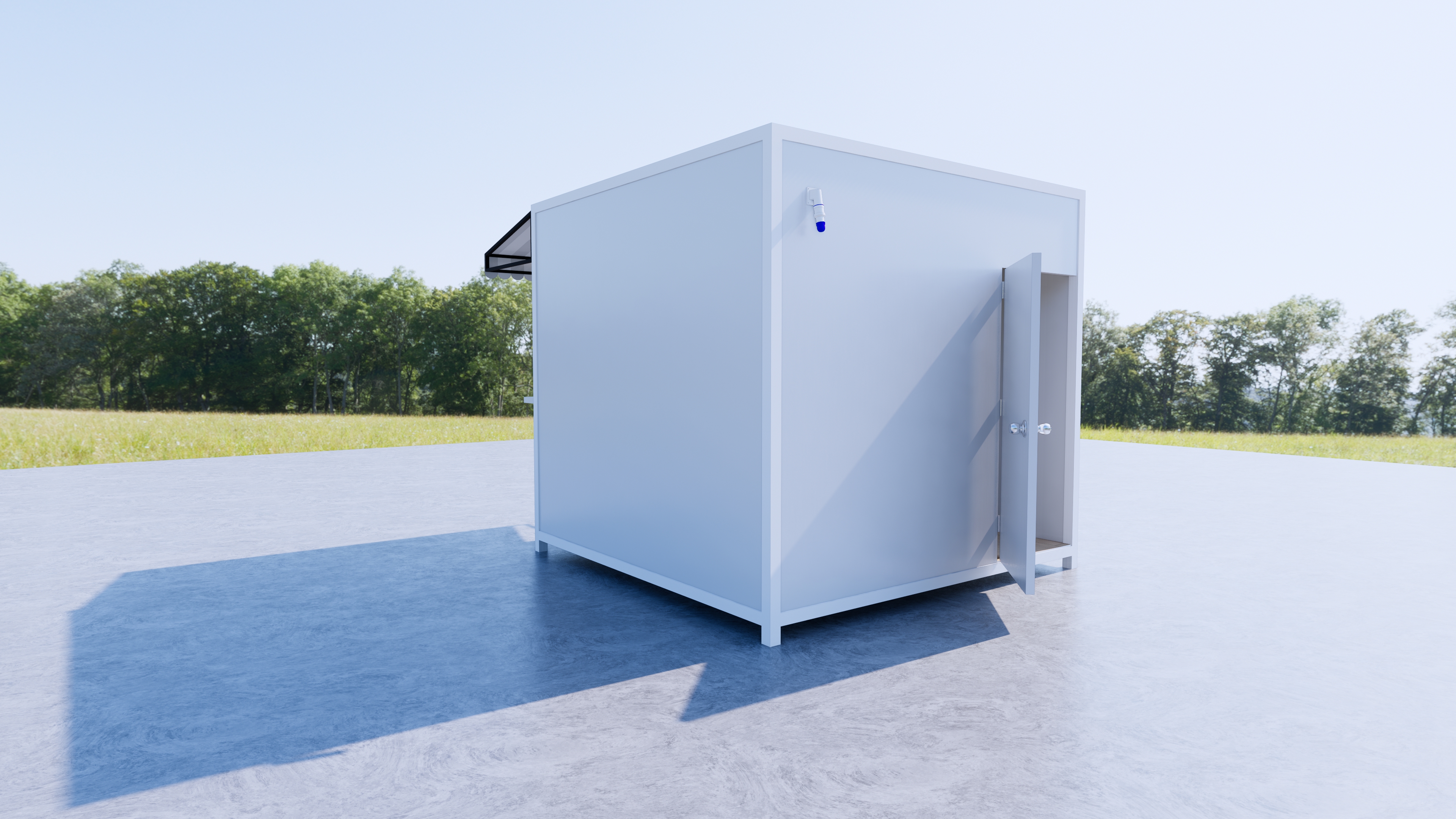 สำนักงานออฟฟิศ UC-07 ผลิตจากตู้ EPS ขนาด 3*3*2.5 เมตร ราคาเพียง 85000 บาท ** ค่าจัดส่ง 18000 บาท