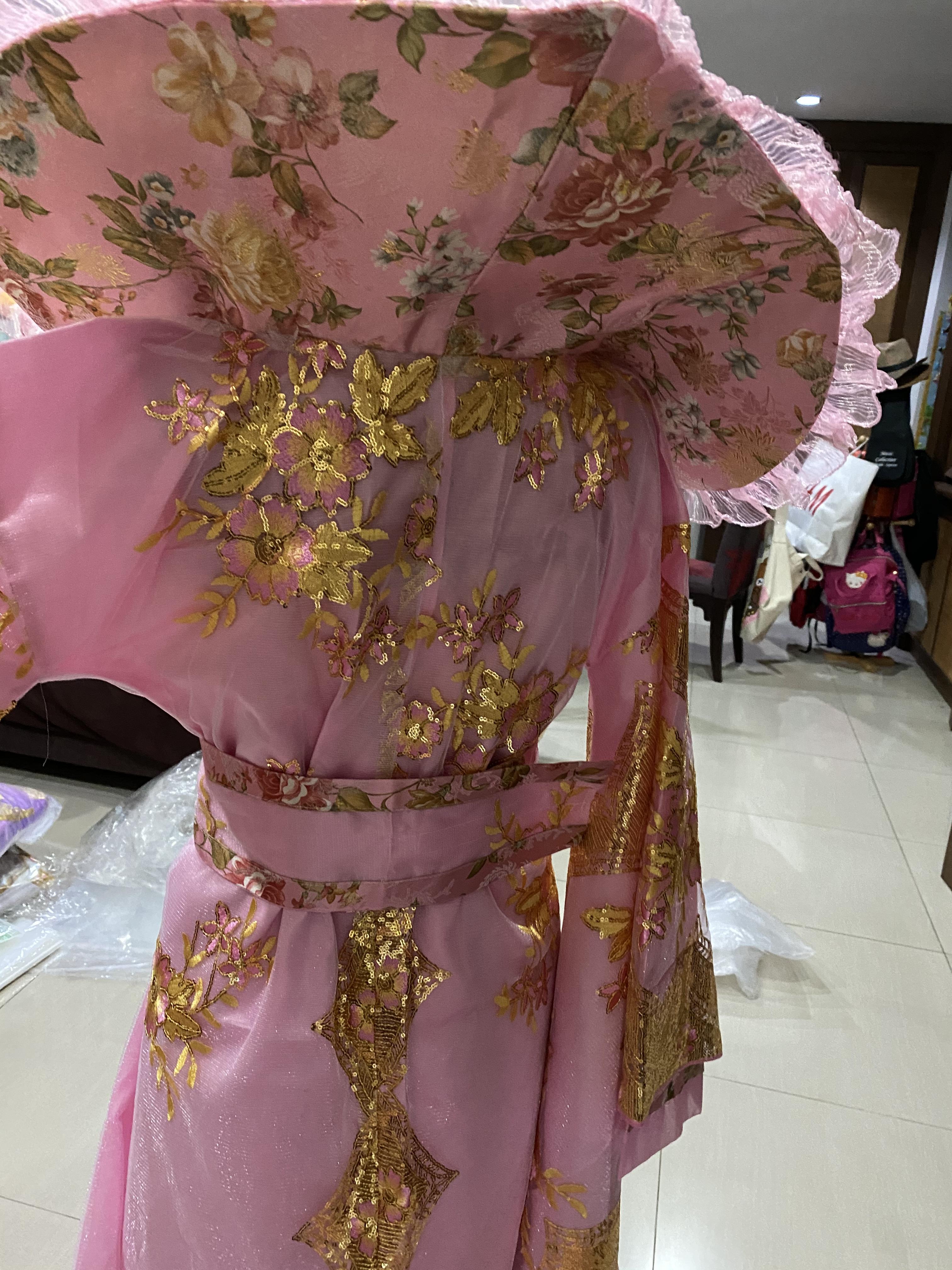 ชุดราชินีถัง สีชมพู รหัส RPN 274 สินค้าพร้อมส่ง