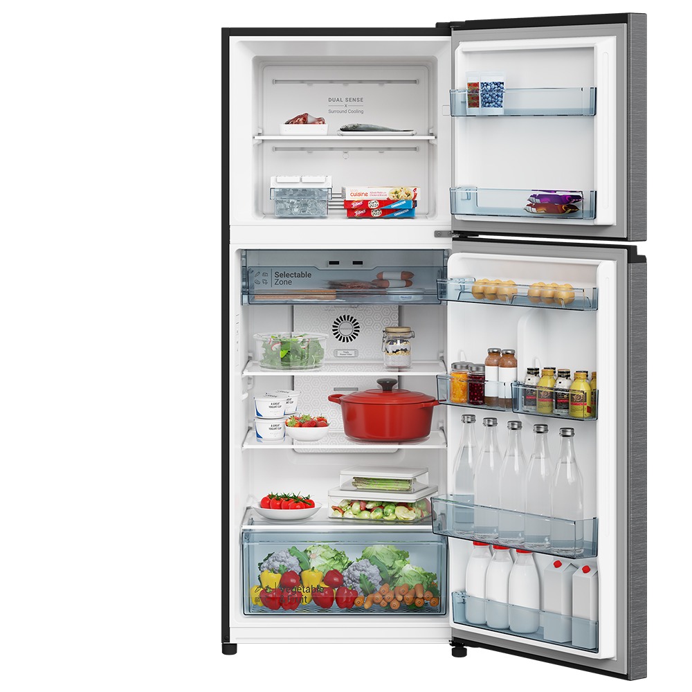 ตู้เย็น Hitachi 2 ประตู Grand Carbon Line รุ่น HRTN6408SXTH (374 ลิตร)