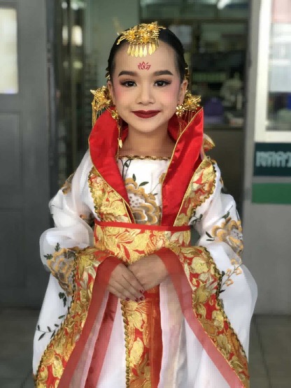 ชุดองค์หญิงราชวงศ์ถัง สีขาว. รหัสFIN 158 สินค้าพร้อมส่ง