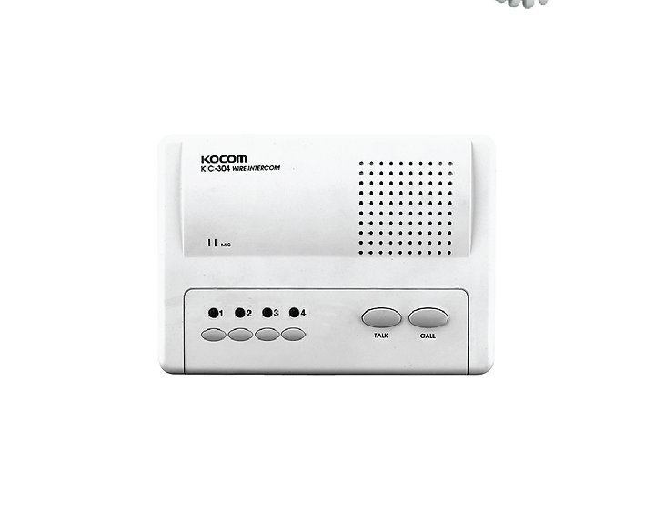 KOCOM INTERCOM รุ่น KIC-304 ตัวแม่ 4 จุด Main 4Ch