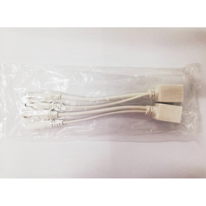 HG-NSC2P ตัวแปลงสัญญาณสำหรับกล้อง IP Cam+PoE, PoE Synthesis Separation Converter, Support IEEE802.af/at, Maximum transmission distance: 220m