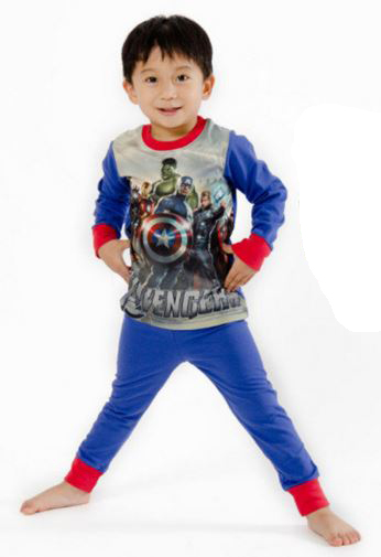 ชุดนอนเด็กเล็ก แขนยาว ขายาว Size 2Y