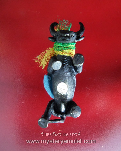 วัวธนู เนื้อโลหะอาถรรพ์ อุดผงอาถรรพ์ฝังตะกรุด หลวงปู่่คีย์ กิตติญาโณ วัดศรีลำยอง จ.สุรินทร์