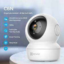 Ezviz (2MP) รุ่น C6N 1080P Wi-Fi PT Camera : กล้องวงจรปิดภายในกล้องที่ปกป้องคุณ - ทั้งวันและทั้งคืน (EZV-C6N-B0-1G2WF)