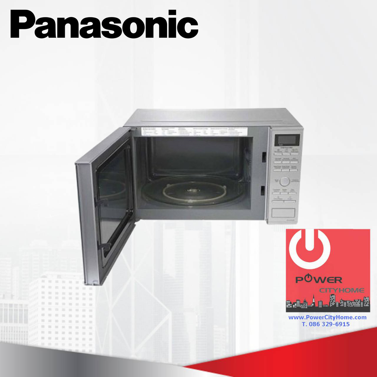 ไมโครเวฟ Panasonic 31 ลิตร ระบบย่าง รุ่น NN-GD692S