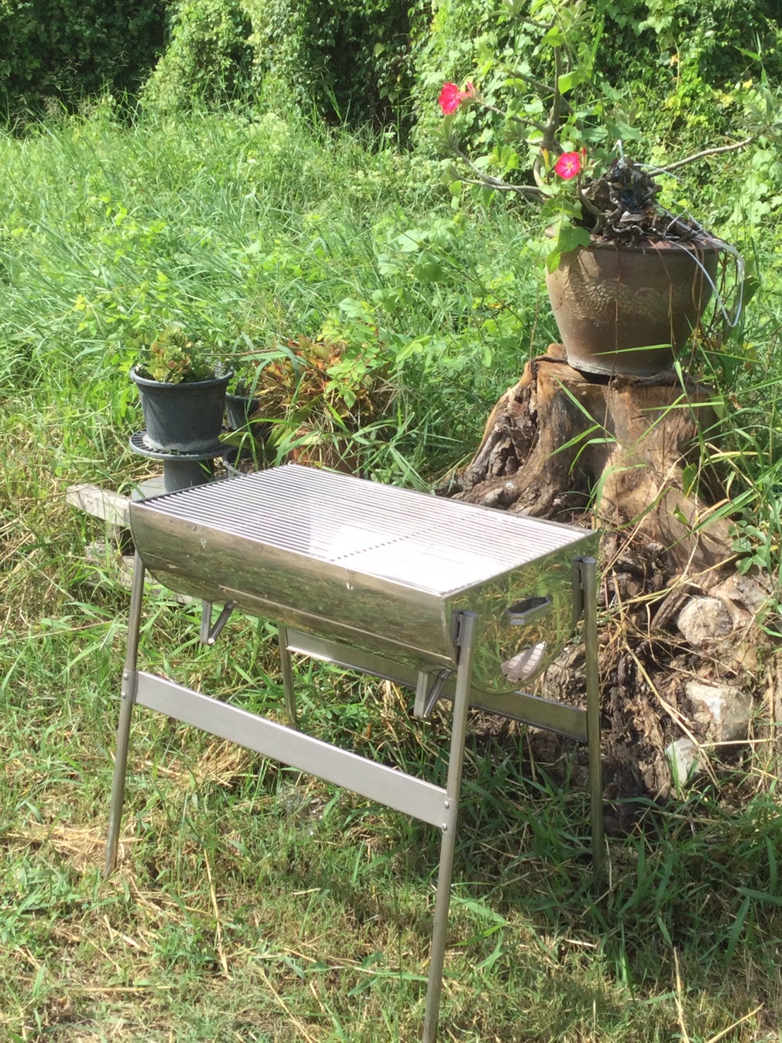 เตาปิ้งย่างสแตนเลส 304 รุ่นใหญ่(ไม่มีฝา) ขนาด 73 ซม.