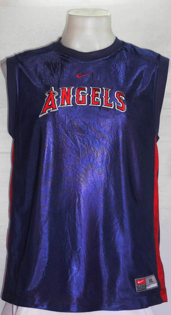 เสื้อซ้อมบาสทีม Los Angeles Angels ใส่ได้สองด้าน ไซส์ XL