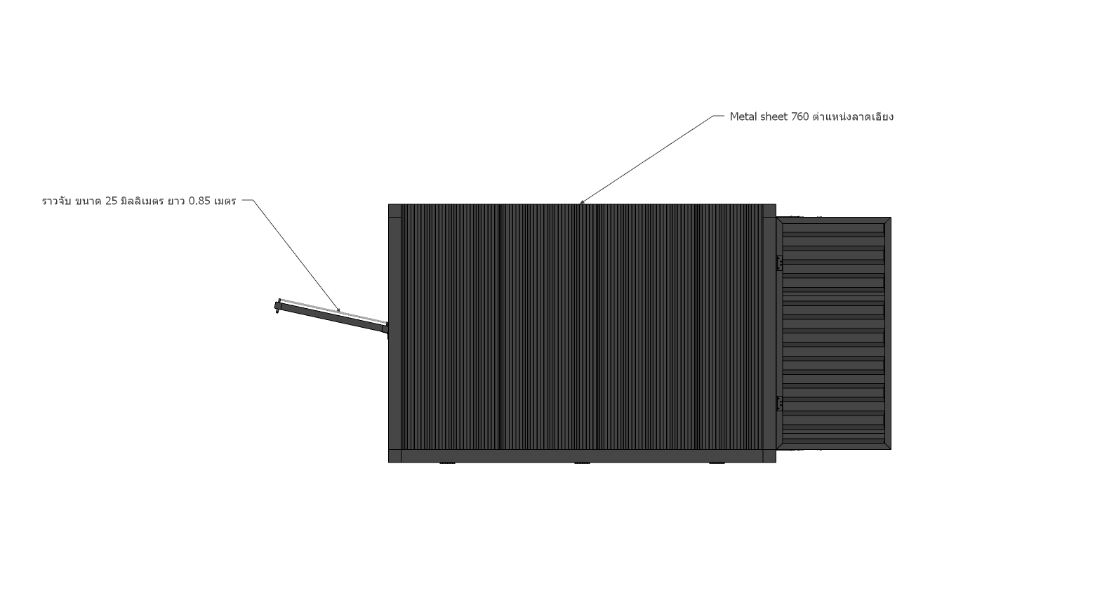 ร้านค้าสำเร็จรูป UC-06 ประกอบใหม่ ขนาด 2*3 เมตร สั่งสีได้ตามต้องการ ไม่รวมค่าจัดส่ง *** ค่าจัดส่งโดยรถเฮี๊ยบ 18000-21000บาท
