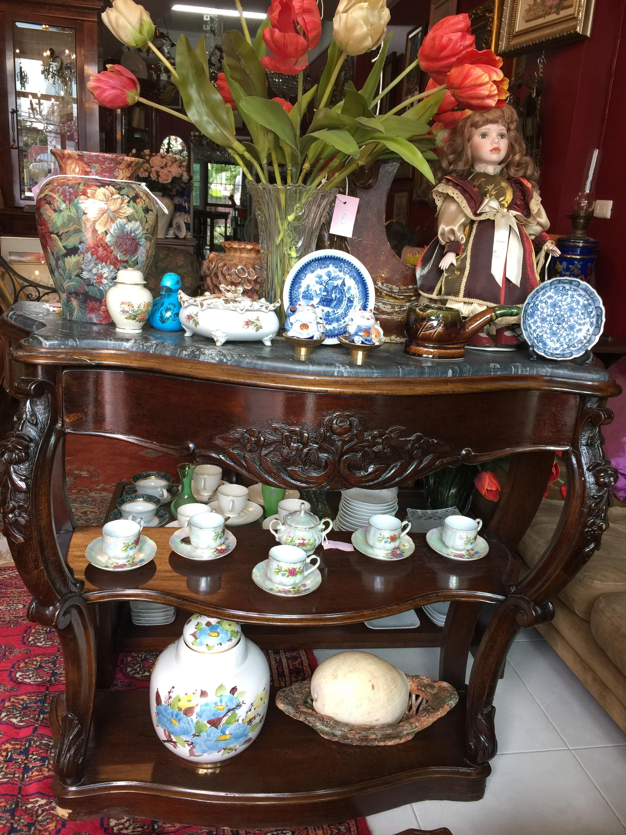 Console ท๊อปหินสีดำ