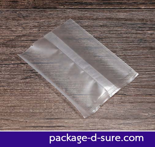 โปรโมชั่น// ถุงคุกกี้ซีลกลาง ขอบเรียบ 12x17 กึ่งขุ่น แพ็ค 100 ใบ