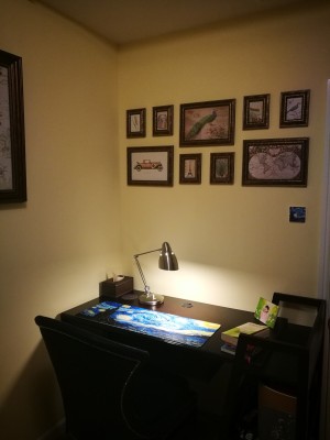 ชุดกรอบรูปติดผนัง Classic (Silver) กรอบรูป 9 ชิ้น พร้อมรูปภาพตามแบบและวัสดุติดตั้ง