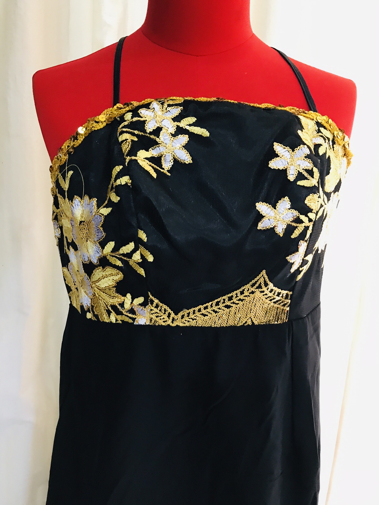 ชุดราชินีถัง สีดำ รหัส RPN 274 สินค้าพร้อมส่ง