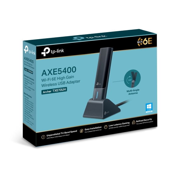 Archer TXE70UH AXE5400 Wi-Fi 6E High Gain Wireless USB Adapter