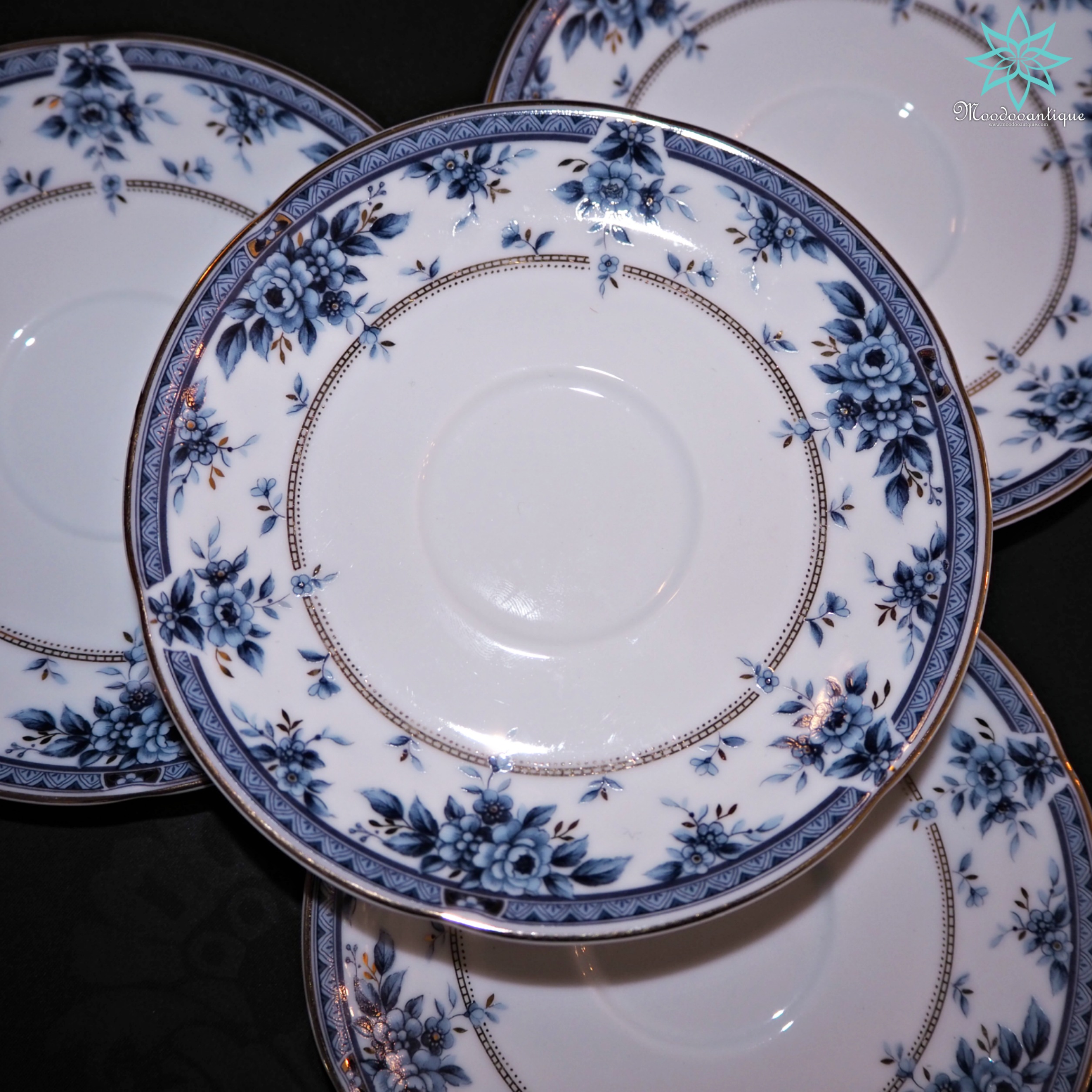 จานรองแก้ว Giovanni Valentino Italy 4 ใบ