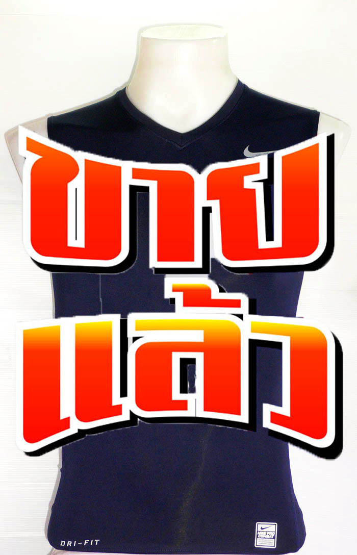 เสื้อรัดกล้ามเนื้อ NIKE PRO COMBAT คอวีแขนกุด ไซส์ M