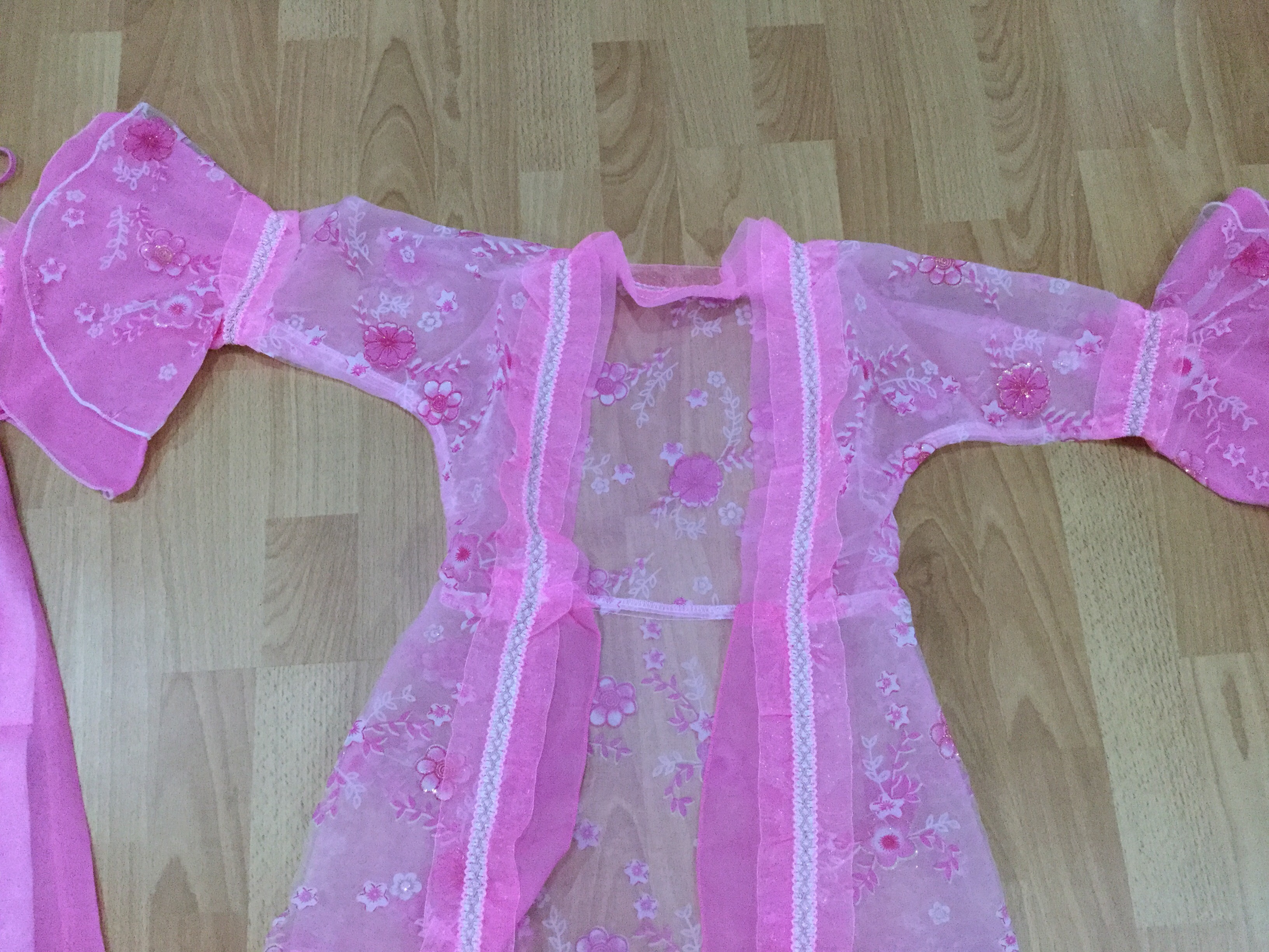 ชุดจีนเด็กฮั่นสีชมพู รหัส /ZZ90สินค้าพร้อมส่ง