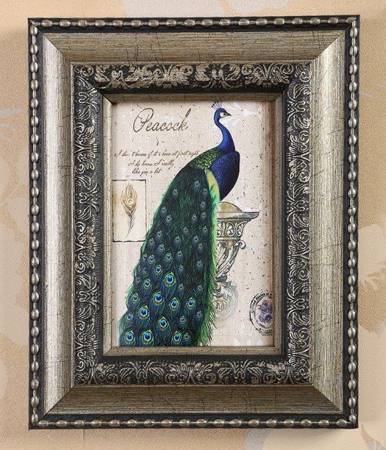 ชุดกรอบรูปติดผนัง Classic (Silver) กรอบรูป 9 ชิ้น พร้อมรูปภาพตามแบบและวัสดุติดตั้ง