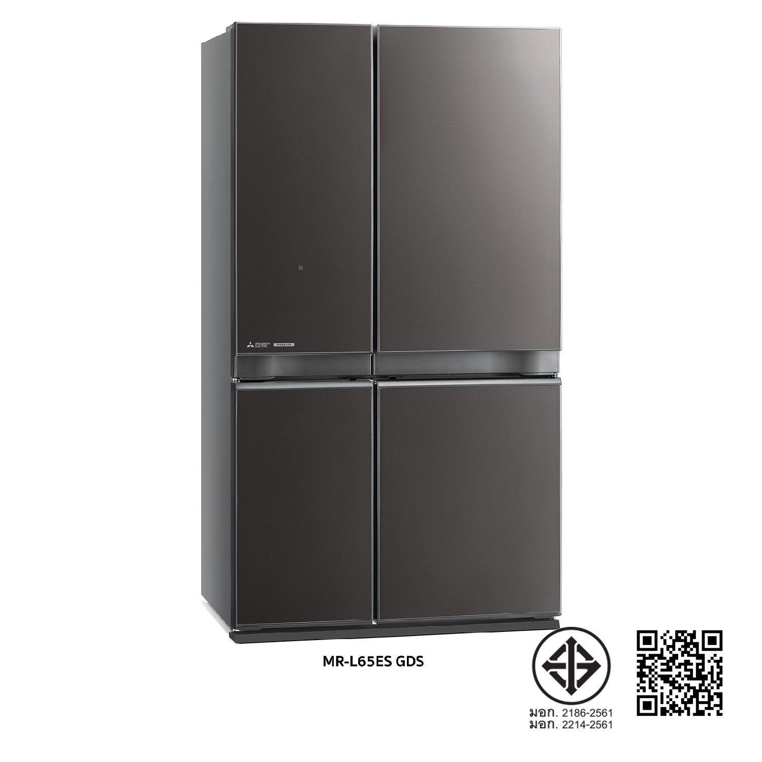 ตู้เย็น Mitsubishi 4 ประตู L4 GRANDE รุ่น MR-LA65EY ความจุ 580 / 20.5 (ลิตร/คิว)