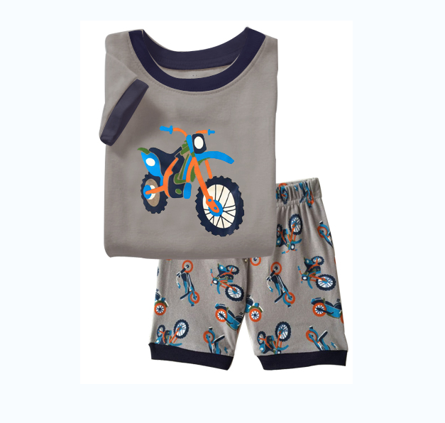 ชุดนอนเด็กเล็ก แขนสั้น ขาสั้น Size 2T,4T