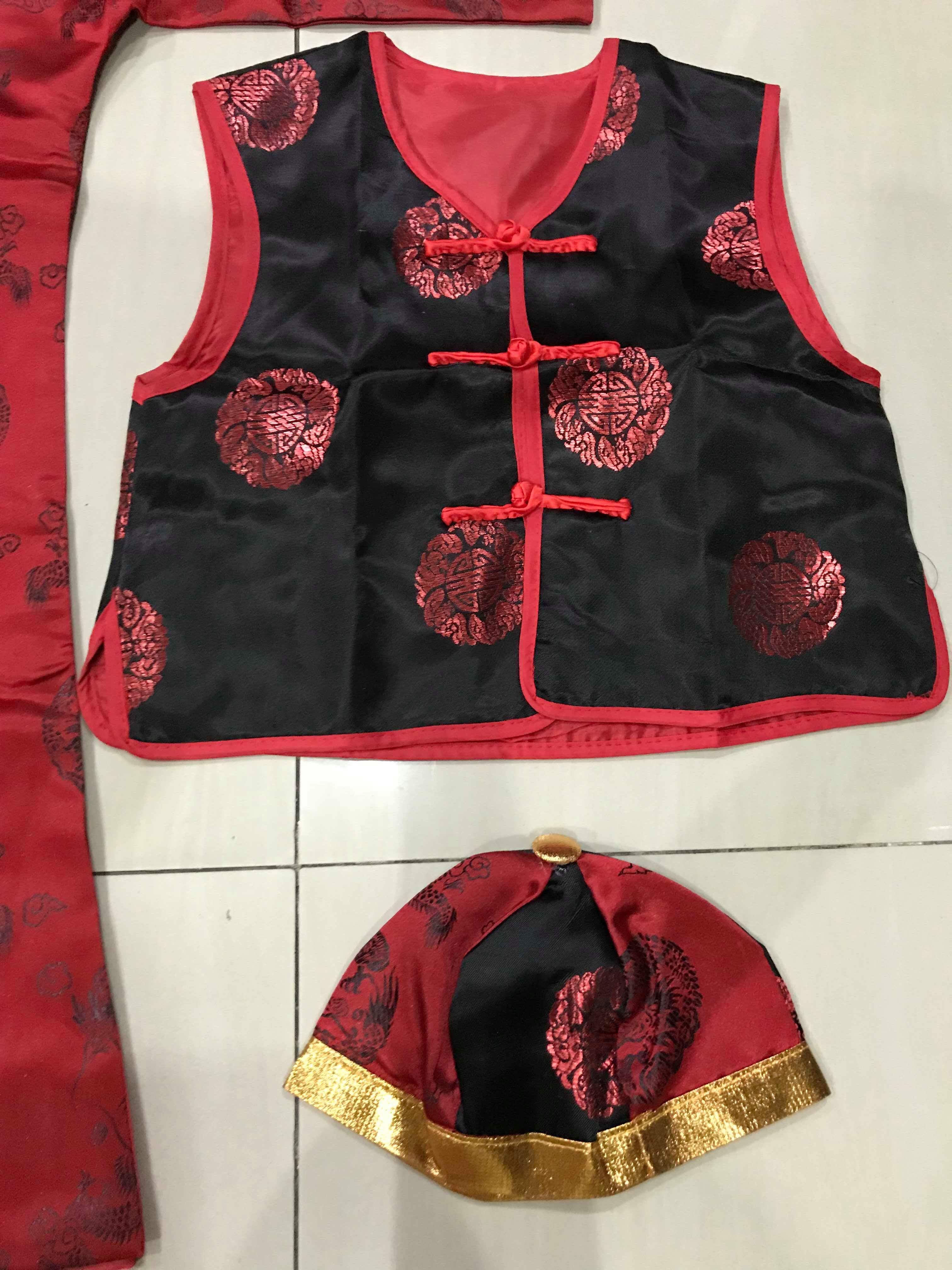 ชุดองค์ชายราชวงค์ชิงสีแดง รหัส PR 73