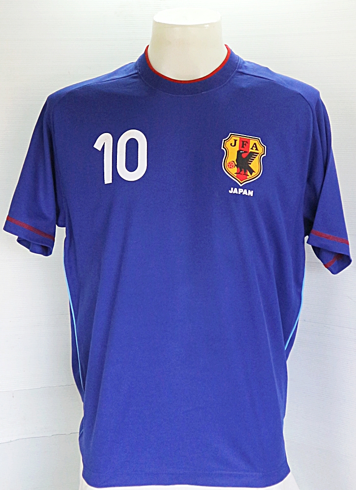 เสื้อฟุตบอลทีมชาติญี่ปุ่น No.10 SHUNSUKE NAKAMURA ไซส์ L รอบอก 44 นึ้ว