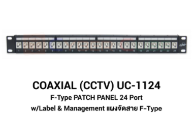 UC-1124/ INTERLINK/ CONNECTOR/ BNC, F-type, Pal for COAXIAL CABLE