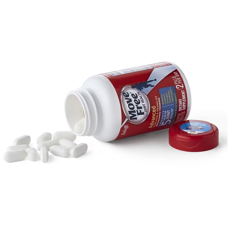 Schiff Move Free Advanced Plus MSM & Vitamin D ฉลากน้ำเงิน 80 เม็ด หมดอายุ 07/2027