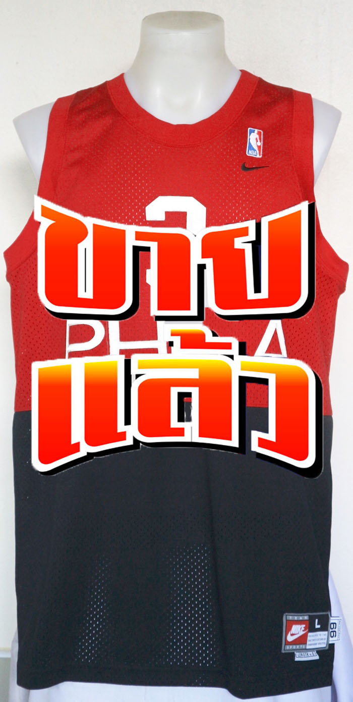 เสื้อบาสเกตบอล NBA Philadelphia 76ers ของ Allen Iverson