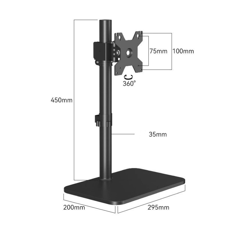 DZ2011B ขาตั้งจอคอม Monitor Arm 14-35“ หมุนจอได้ ปรับซ้ายขวา ก้มเงยได้