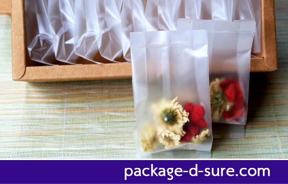 ถุงซีลกลางขยายข้าง กึ่งขุ่น ใหญ่พิเศษ 8.5x14.5+2.5 แพ็ค 100 ใบ