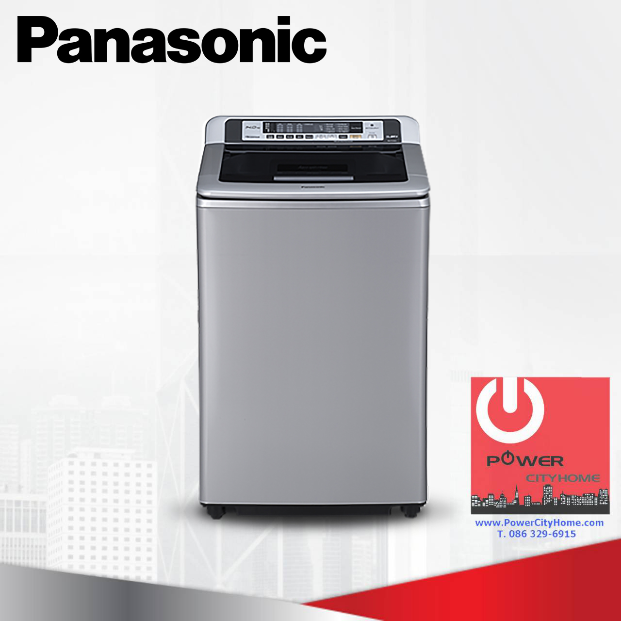 เครื่องซักผ้า Panasonic ฝาบน 16.0 กก. รุ่น NA-FS16G3