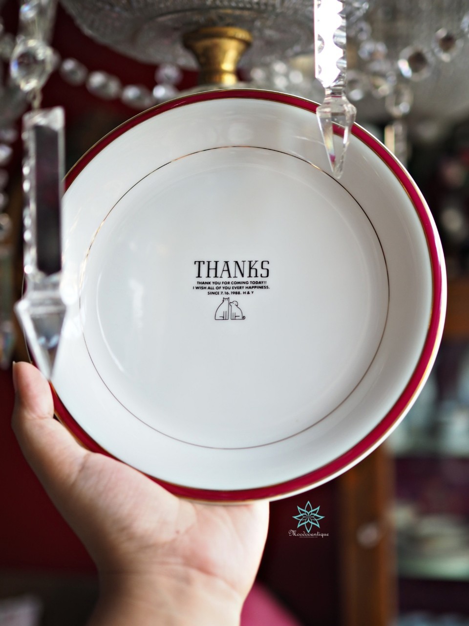 จานขนม แบรนด์ TABLE WARE Adam & Eve Tachikichi Japan