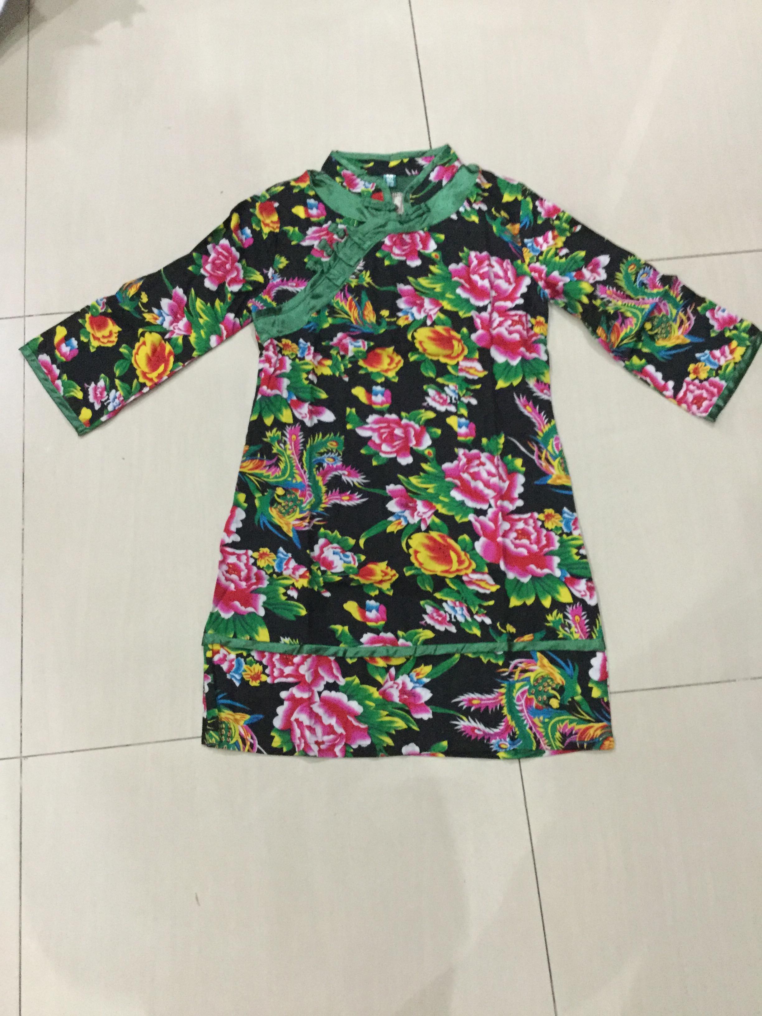 เดรสสีดำ ผ้าฝ้าย รหัส R52 สินค้าพร้อมส่ง