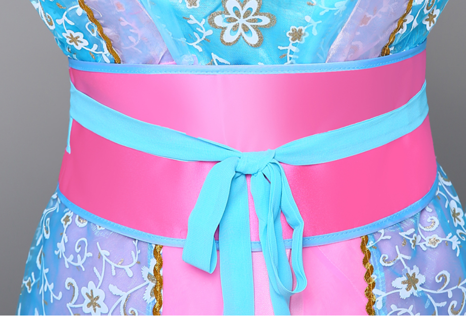 ชุดนางฟ้า เด็ก. สีฟ้า รหัส BL 100 สินค้าพร้อมส่ง