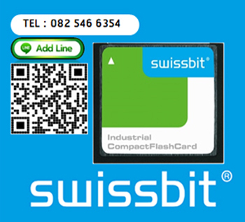 SWISSBIT, SFCF0512H1BK1TO-I-MS-553-SMA ,Compact Flash Card,512MB ,C-300 ,SLC, -40°C ~ 85°C