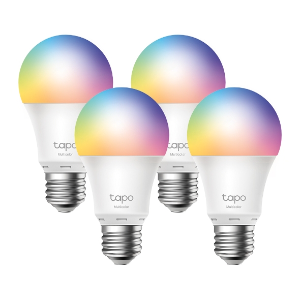 Tapo L530E(4-Pack) Smart Wi-Fi Light Bulb, Multicolor