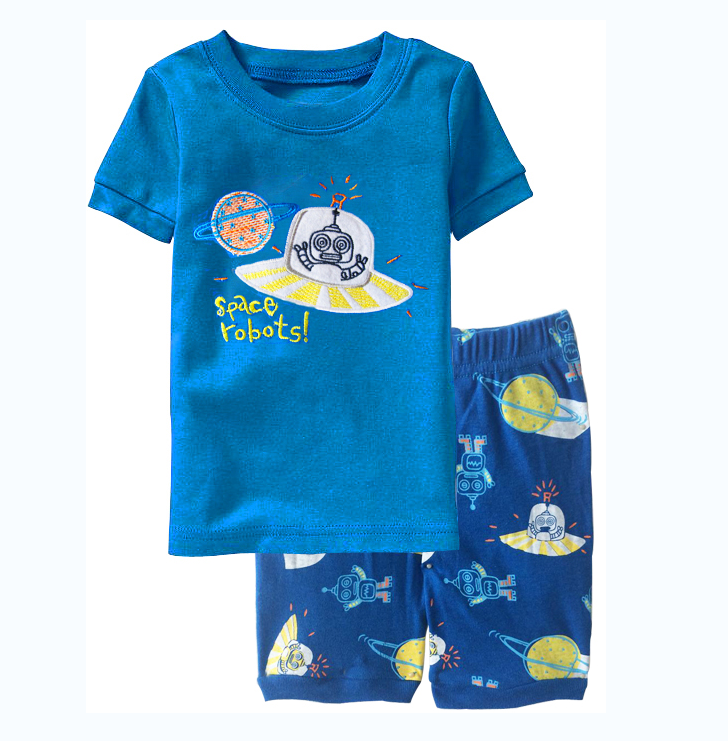 ชุดนอนเด็กเล็ก แขนสั้น ขาสั้น Size 2T,3T